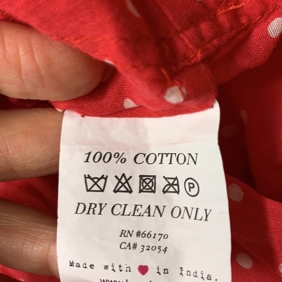 Anthropologie Kopal Puff Sleeve Peasant Boho Flowy Crop Shirt - Picture 7 of 7